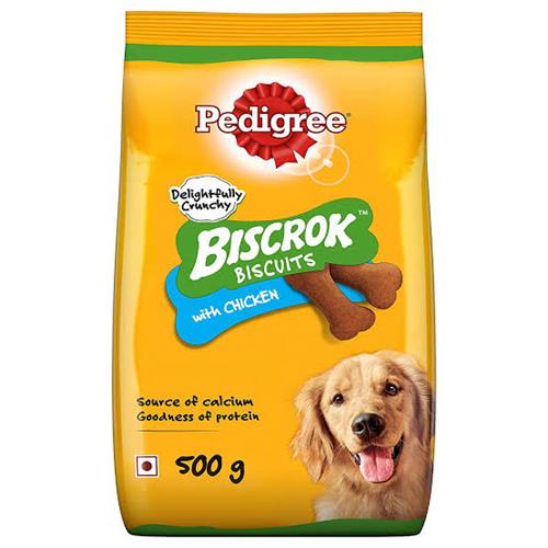 PEDIGREE BISCROK CHICKEN 500GM